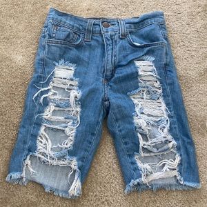 Fashion Nova jean shorts